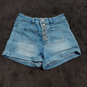 denim shorts